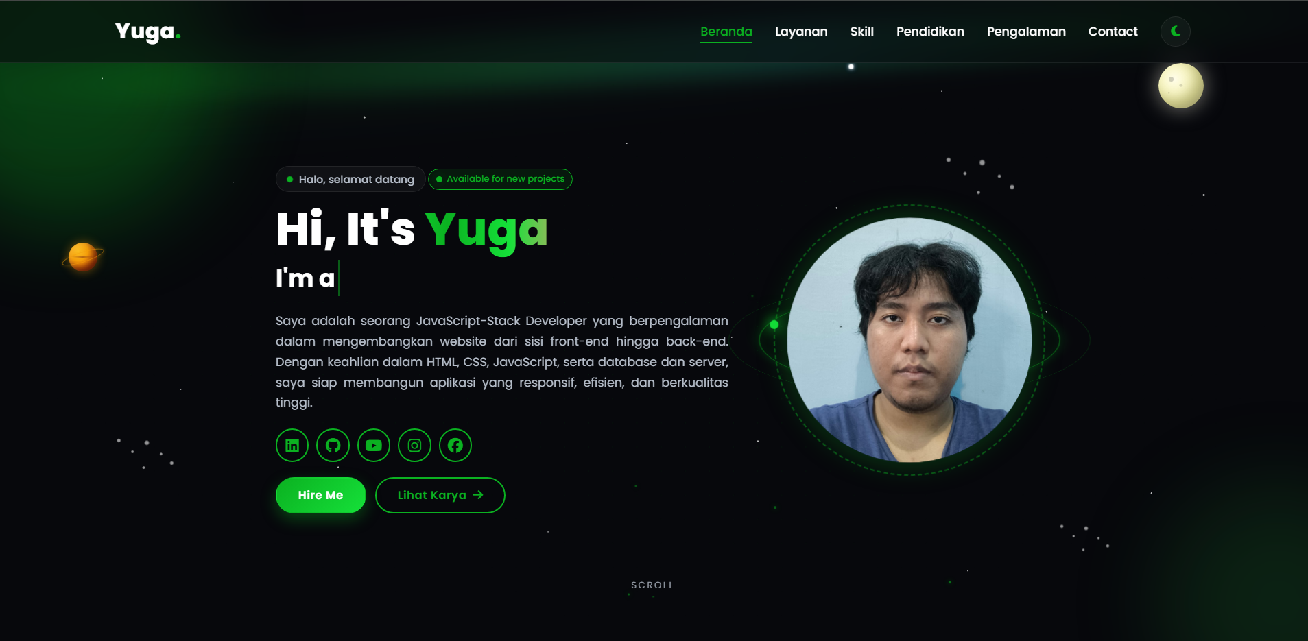 Personal Portfolio preview